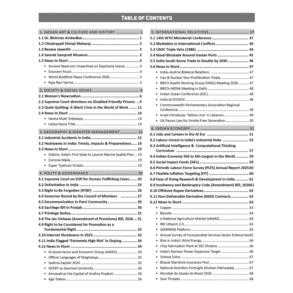 PW Monthly Current Wallah Magazine April 2026 Edition | Current Affairs For Civil Services Examinations