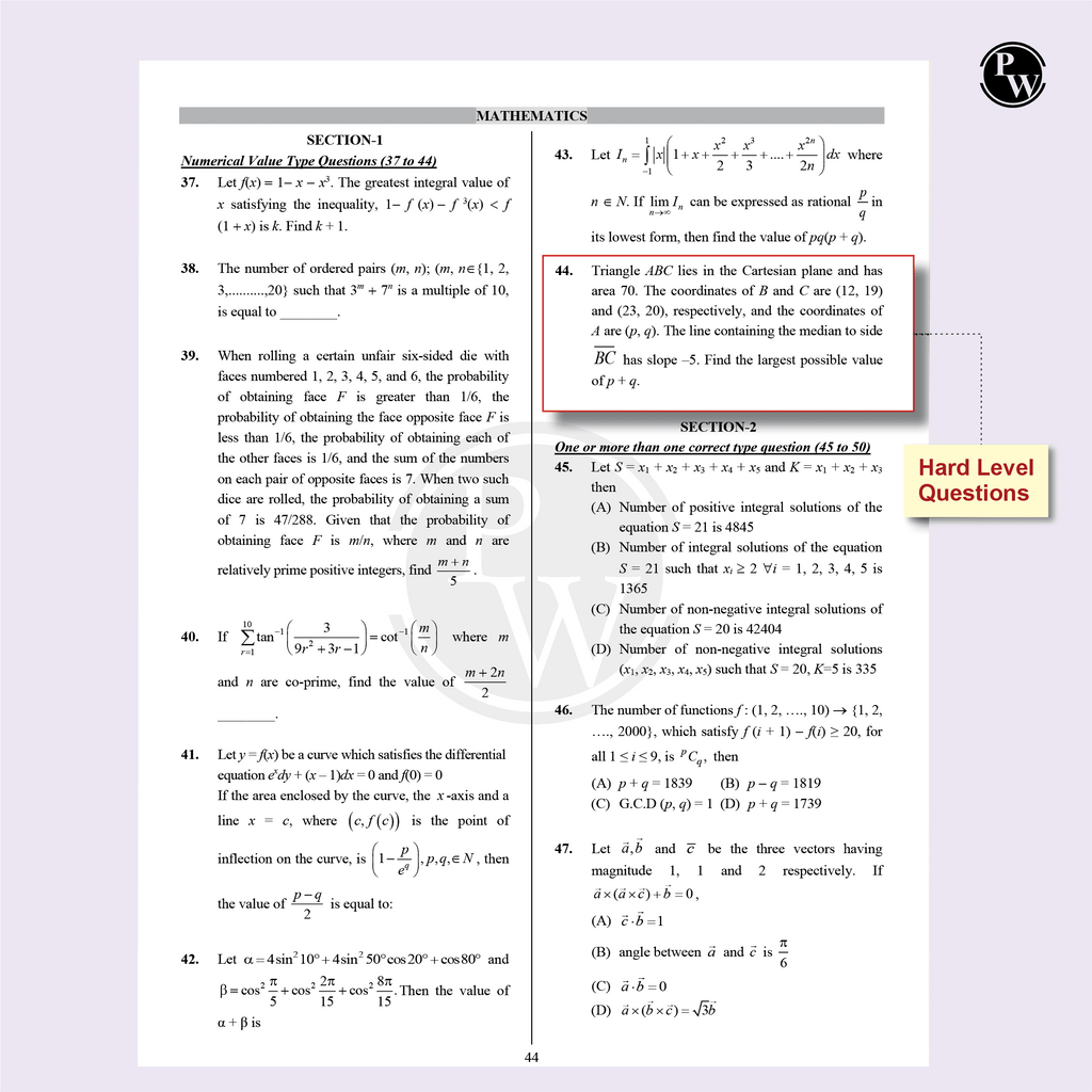 JEE Main & Advanced Rankers Test Series 2025 Combo Set of 2 Books As Per Latest Exam Pattern | Elaborated Solutions with College Cutoff and Past Year Paper Analysis