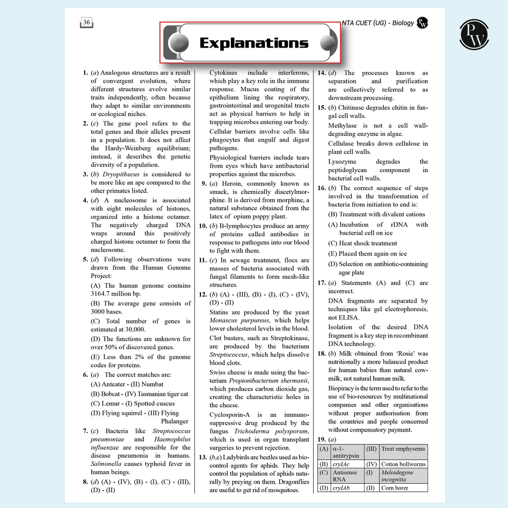 CUET (UG) Biology 2025 Chapterwise & Topicwise Question Bank with Past Year Questions (PYQs upto 2024) and Mock Tests l Chapterwise Revision Sheets
