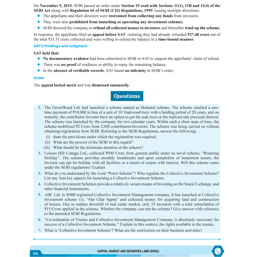 CS Executive Capital Market & Securities Laws Module-II Theory Books For 2025 Exam | Comprehensive Curriculum Coverage | Theoretical + Practical Questions