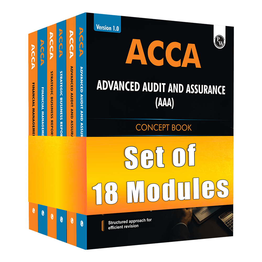 ACCA Exemption Support Combo Skills + Professional Complete Set of 18 Modules