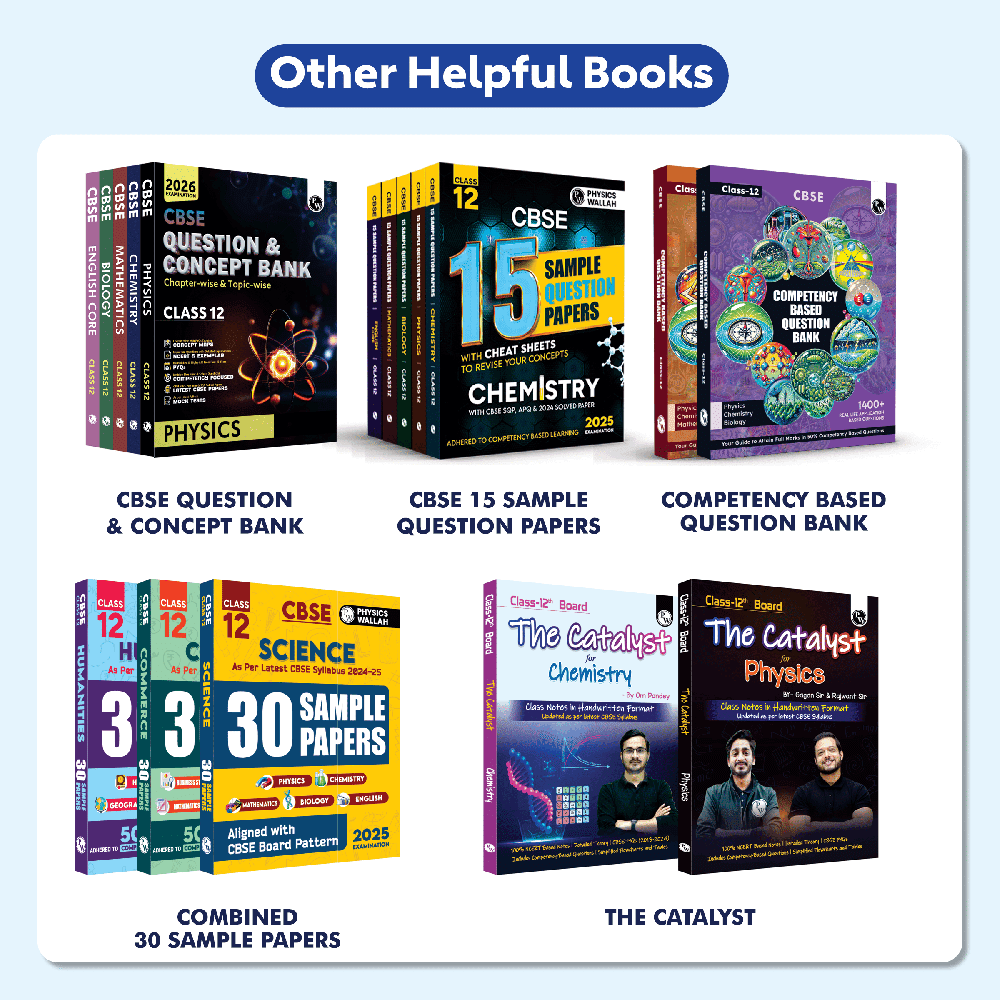 CBSE Question & Concept Bank (QCB) Class 12 Chemistry Chapter-wise and Topic-wise Solved Questions For 2026 Exams with 50% Competency Based Question