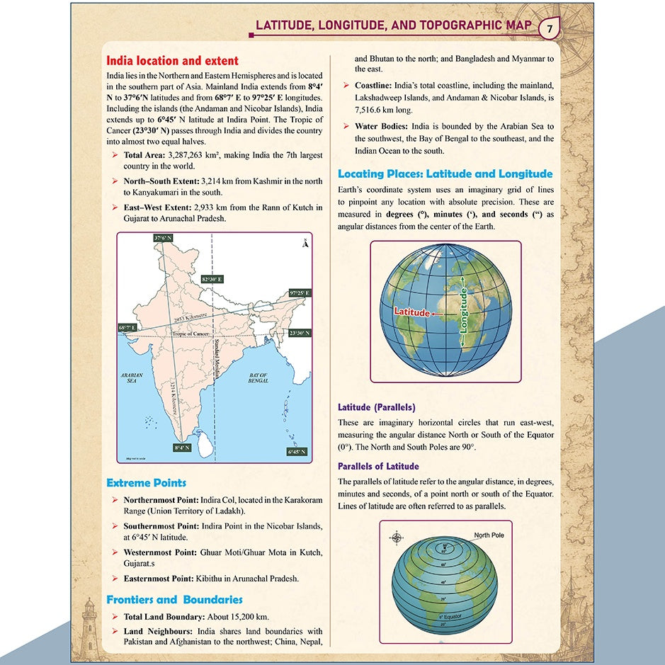 PWOnlyIAS UPSC Prelims PYQ Book & Informative Atlas - India & World Combo Set of 2 |32 Years Topicwise UPSC GS PYQs with 3400+ MCQs | Physical, Political, Regional, Thematic Maps
