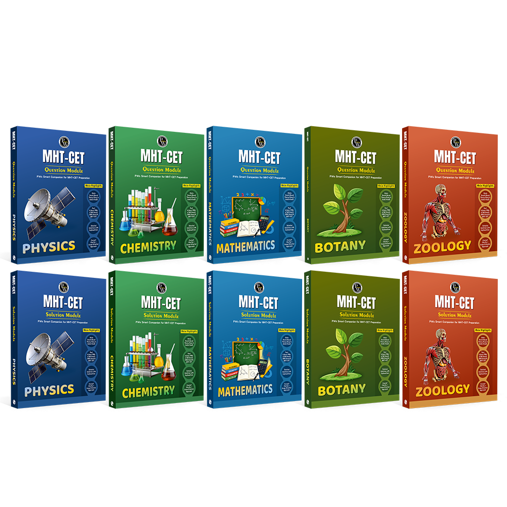 Maharashtra Board MHT-CET Physics, Chemistry, Mathematics, Botany & Zoology Question Bank & Solution Booklet Set of 10 Books | Theory plus PYQs of MHTCET, CBSE & MH Boards