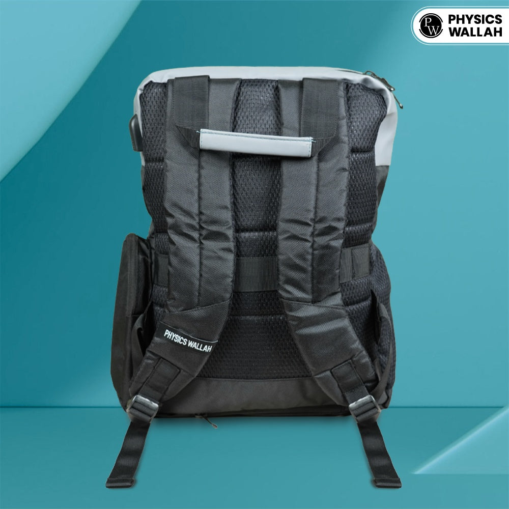 StudentPro Black and Grey Double tone | Eco-Friendly Water Resistant Bag with Rain Proof Zippers | Designed for Coaching, School & College  Backpack
