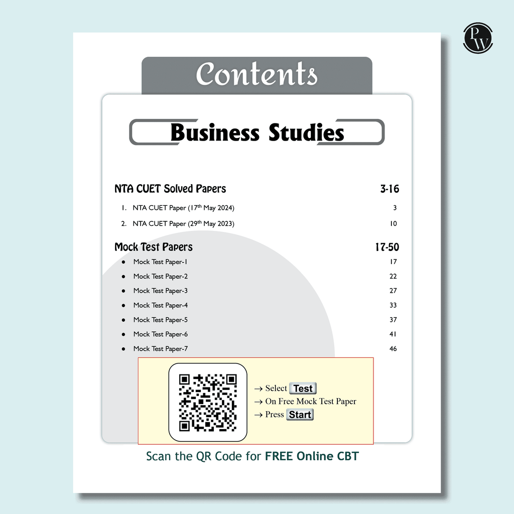 .NTA CUET UG Commerce Combined Mock Test & Past Year Papers (Accountancy, Business Studies, Economics, Maths) For 2025 Exams, NTA-like Test Booklet with OMR Sheet, FREE Online CBT--