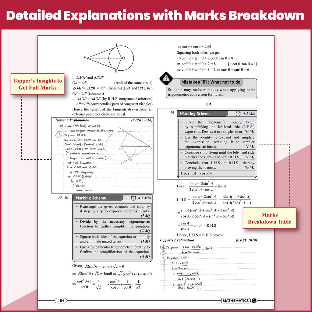 PW 15 CBSE Sample Papers Class 10 Science, Maths Standard and English For 2027 Board Exam (New Pattern) | CBSE Like Question Booklet and Answer Sheets, Marking Stickers