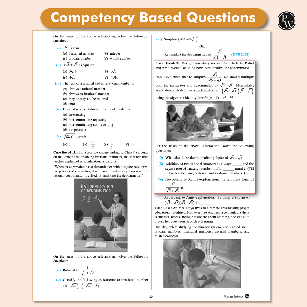 CBSE Question & Concept Bank (QCB) Class 9 Mathematics Chapter-wise and Topic-wise Solved Questions For 2026 Exams with Competency Based Question