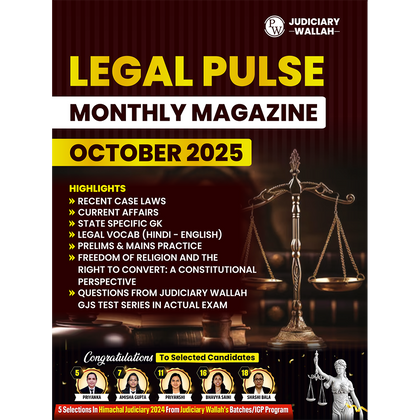 Judiciary Legal Pulse Monthly Magazine October 2025