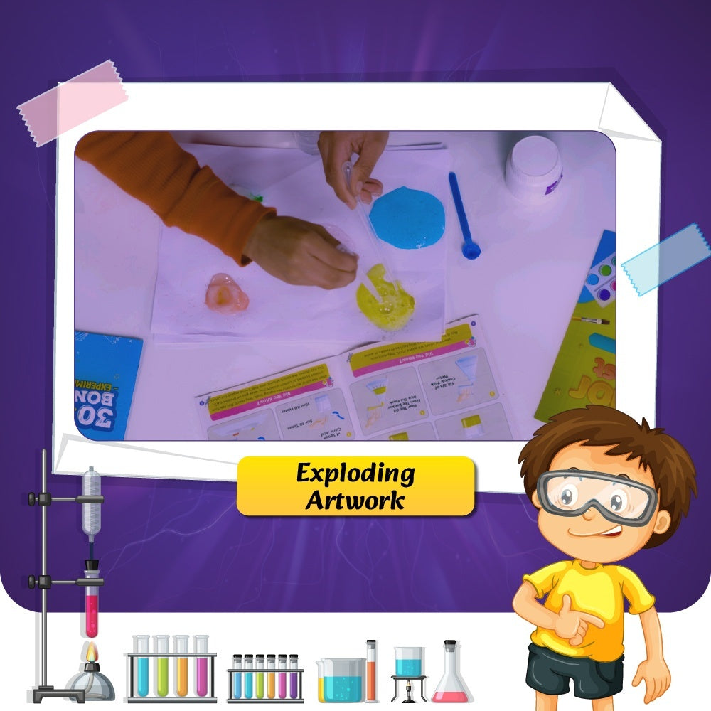 Junior Science Kit for Girls and Boys Age 4,5,6,7,8,9,10,11,12,13,14 Years Old, Science Kit for Kids for Birthday Gifts, 50+ Experiments of Color, Craft & Science