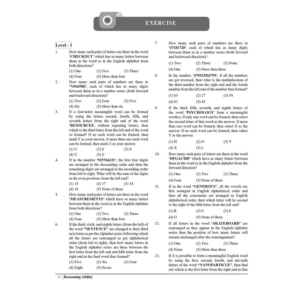 PW Banking Drona Reasoning Ability l Theory with Exercise l For IBPS PO, Clerk, SBI PO Clerk, IBPS RRB, Grade A/B, PO/SO, Nabard, Insurance 2024 Exams