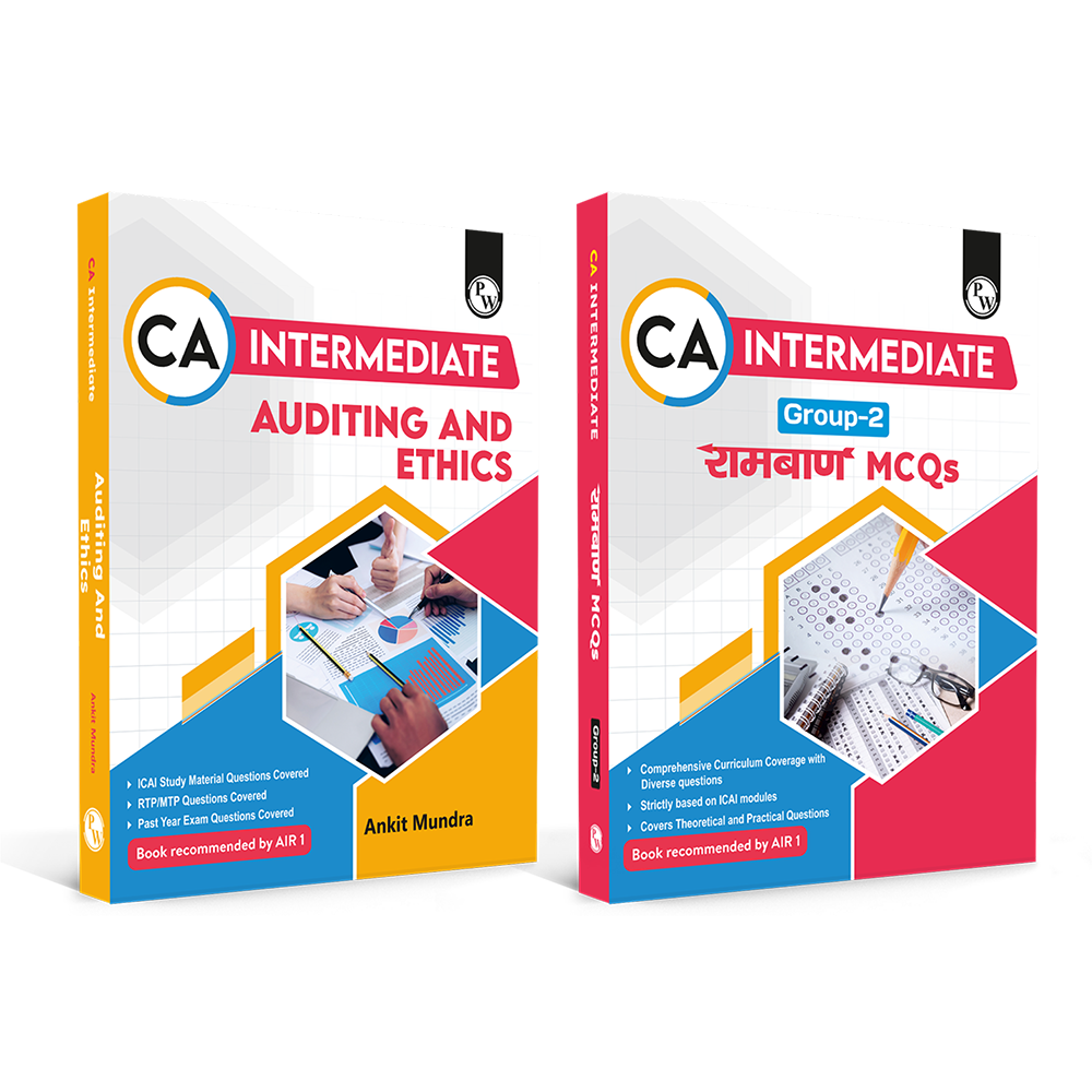 CA Intermediate Auditing & Ethics By Ankit Mundra and Ramban MCQ Group 2 Combo Set of 2 Books For Jan 2027 Attempt
