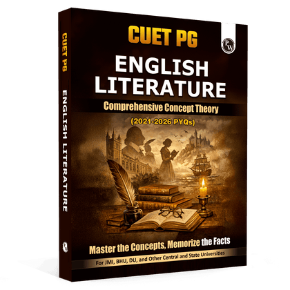 PW CUET PG English Literature PYQ 6 Years and  Concept Theory Book (2026-2021) | Ideal for JMI, BHU, DU, & Other Central & Universities