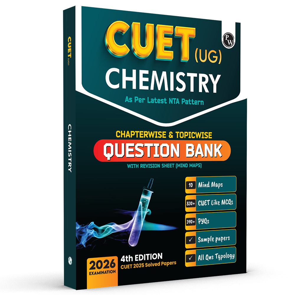 CUET (UG) Chemistry Chapterwise & Topicwise Question Bank for 2026 Exam | Theory & Exercise with Past Year Questions (2025-2022) PYQ and Mock Tests
