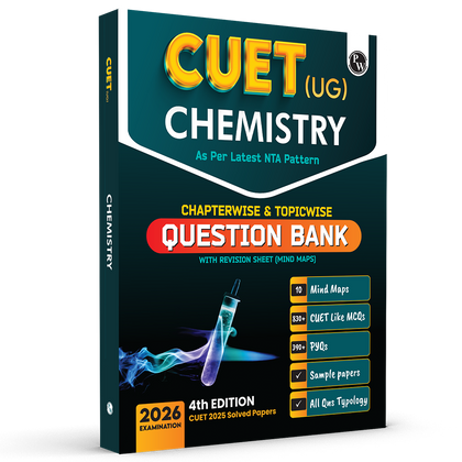 CUET (UG) Chemistry Chapterwise & Topicwise Question Bank for 2026 Exam | Theory & Exercise with Past Year Questions (2025-2022) PYQ and Mock Tests