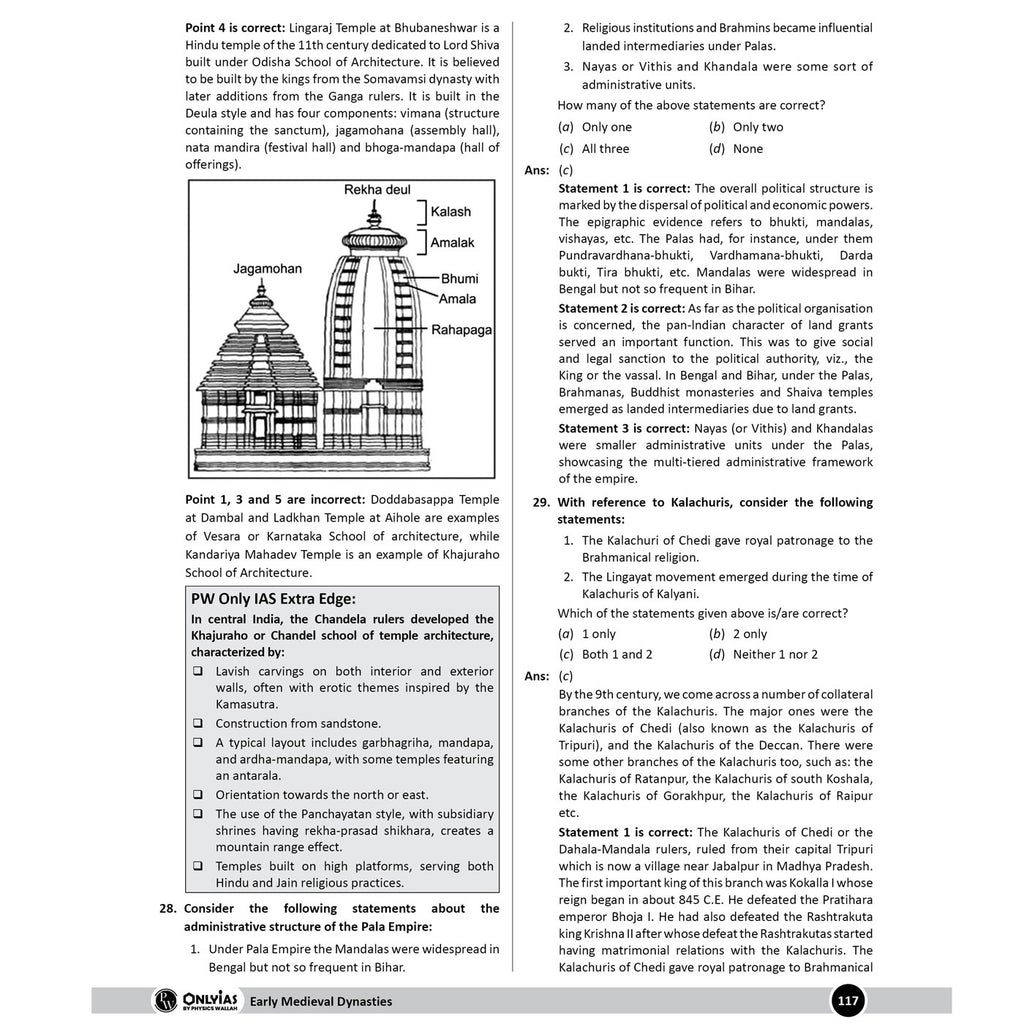 PW UPSC Mission Prelims Ancient and Medieval India Question Bank Chapterwise Topicwise | 590+ Handpicked Questions & Important Topics Covered with Detailed Explanation