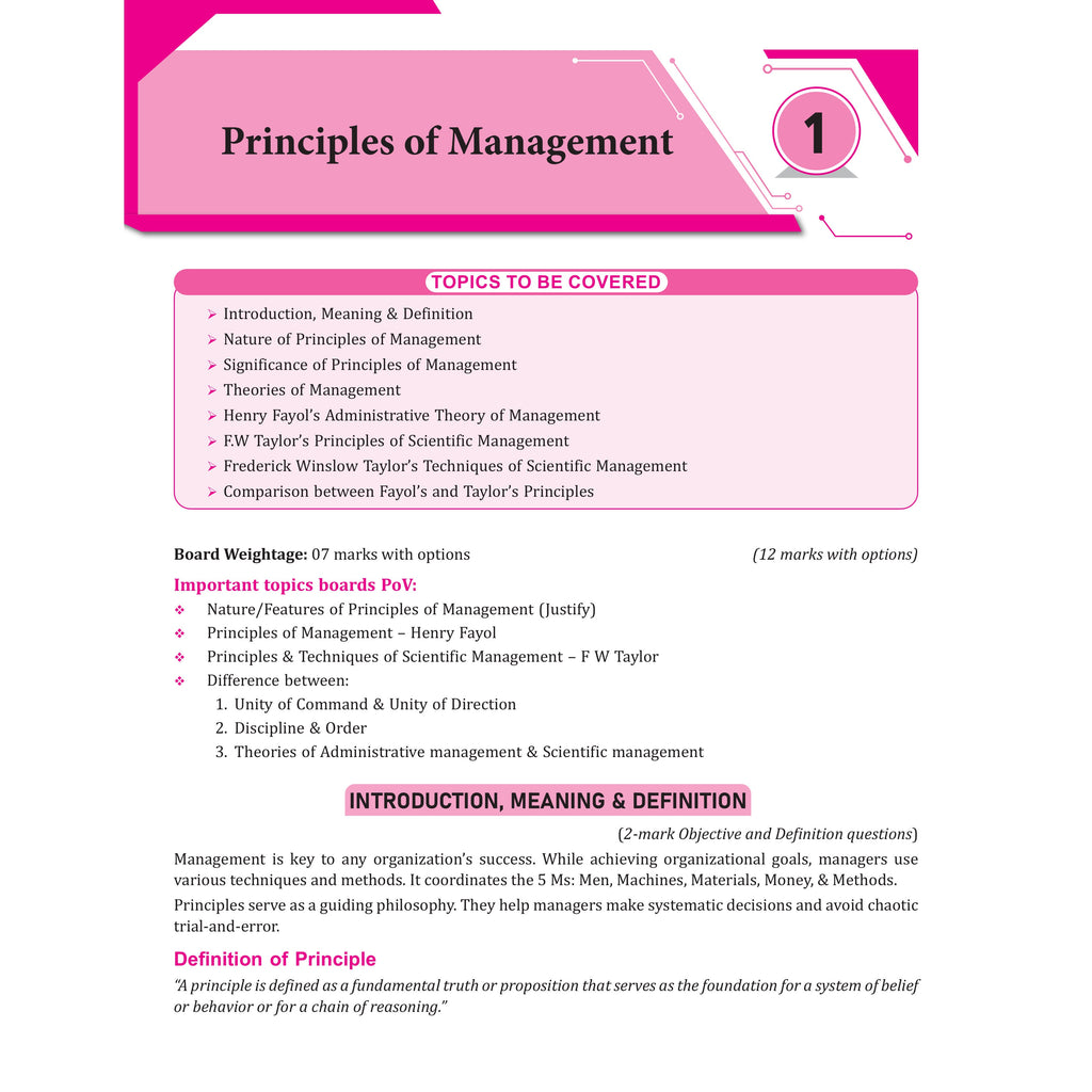 PW Maharashtra Board Organization of Commerce & Management for Class 12 | Includes 5 Years of Solved PYQs, Mind Maps, & Summaries for Quick Revision