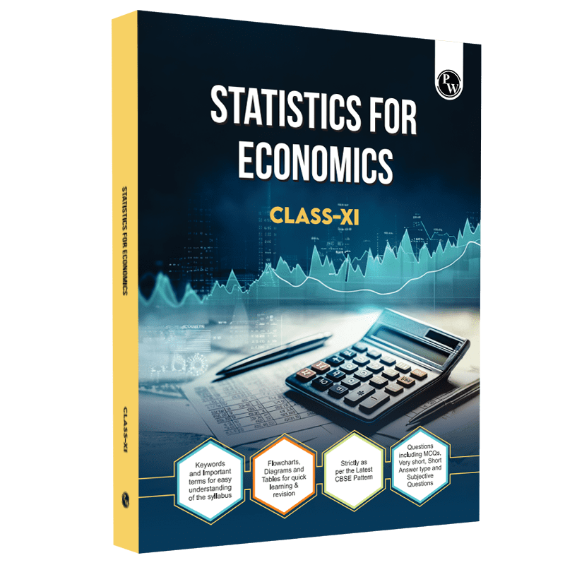 CBSE Class 11 Statistics For Economics Chapter-wise Textbook l 500+ MCQs and Practice Questions with Detailed Solutions and Flowcharts For 2025 Exam