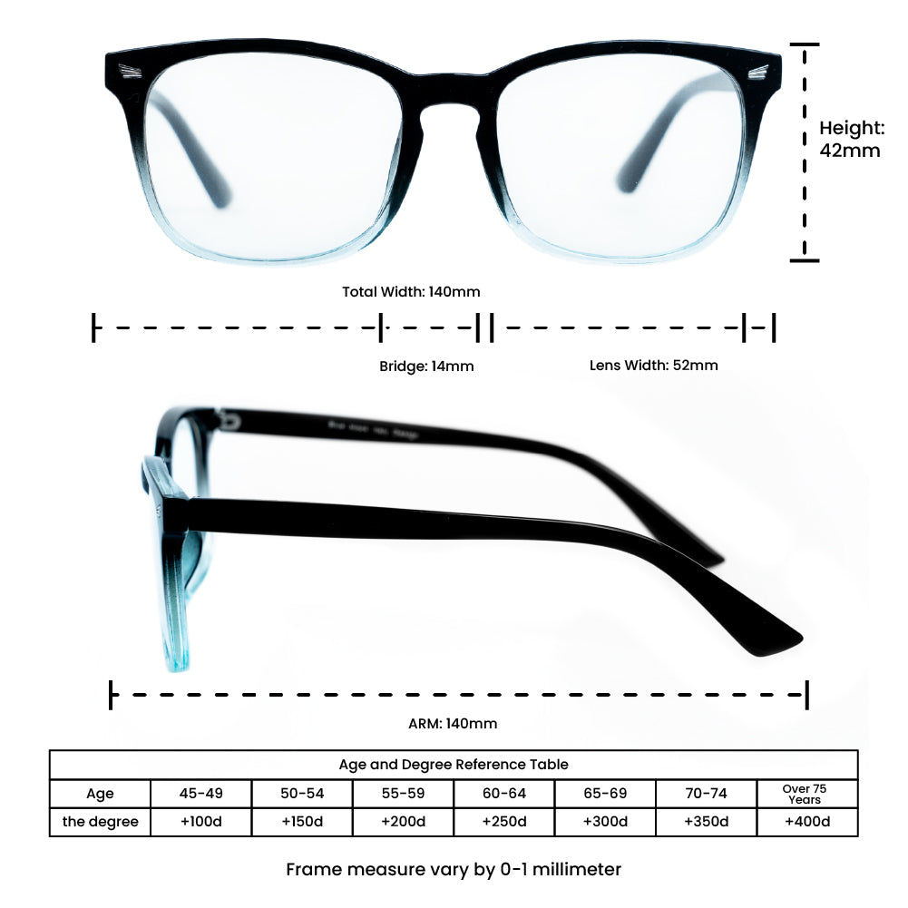 PW NAZARIYA Blue Ray Protection Glasses | Stylish Zero Power Glasses for Men & Women | UV Filter Glasses | Computer Glasses for Eye Protection | Lightweight | Tone Black & White