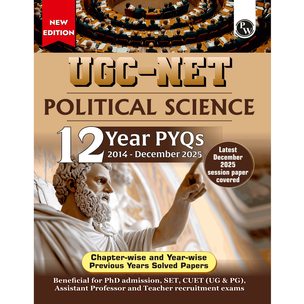 PW UGC-NET Political Science PYQ 12 Years (2014-2025)|Latest December Session Paper Covered|Chapterwise & Yearwise Previous Year Solved Papers For Phd Entrance, SET, GATE, CUET UG & PG
