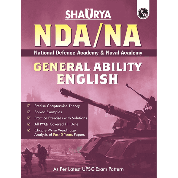 Shaurya NDA/NA General Ability English Book with Latest 2024 Solved Paper | National Defence Academy & Naval Academy Entrance Examination For 2024-25