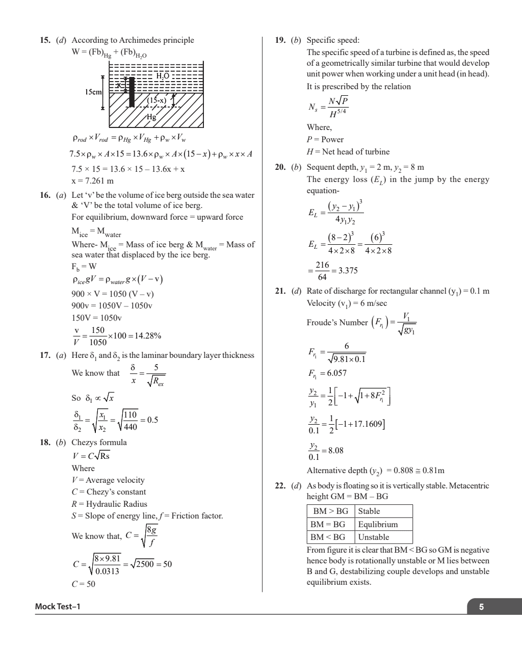 SSC JE Civil Engineering Mock Tests Paper- I, 11 Subject wise Mock tests and 5 Full length Tests, Fresh 1200+ Questions based on new SSC JE exam pattern
