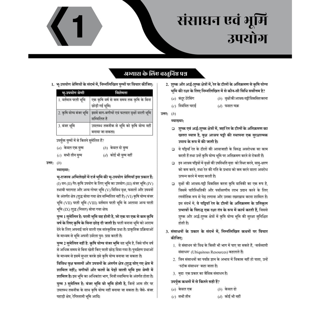PW UPSC Mission Prelims Geography Question Bank Chapterwise Topicwise (Hindi Edition) | 700+ Handpicked Questions & Important Topics Covered with Detailed Explanation