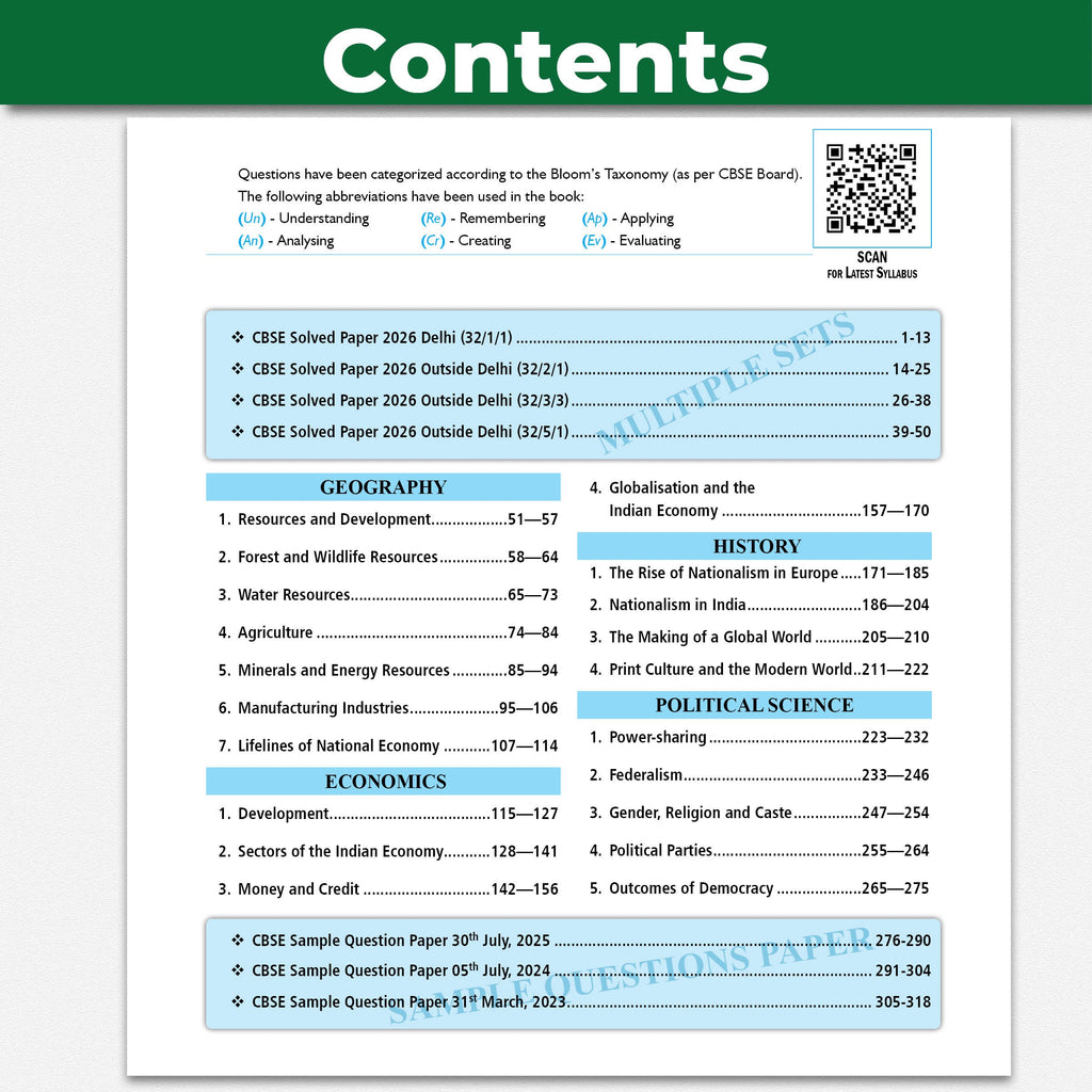 PW CBSE Class 10  Social Science PYQ Chapter-wise, Topic-wise & Typewise 10 Years Solved PYQs (2026-2016) with 5 Multiple Sets of 2026 For 2027 Board Exams | Concept Maps, Competency Tagging, NCERT References