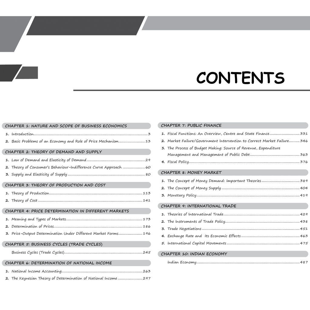 CA Foundation Paper 3 -  Business Economics 3rd Edition | Including PYQs, MTP, RTP and All Important Questions | Latest Syllabus For 2024 Exams