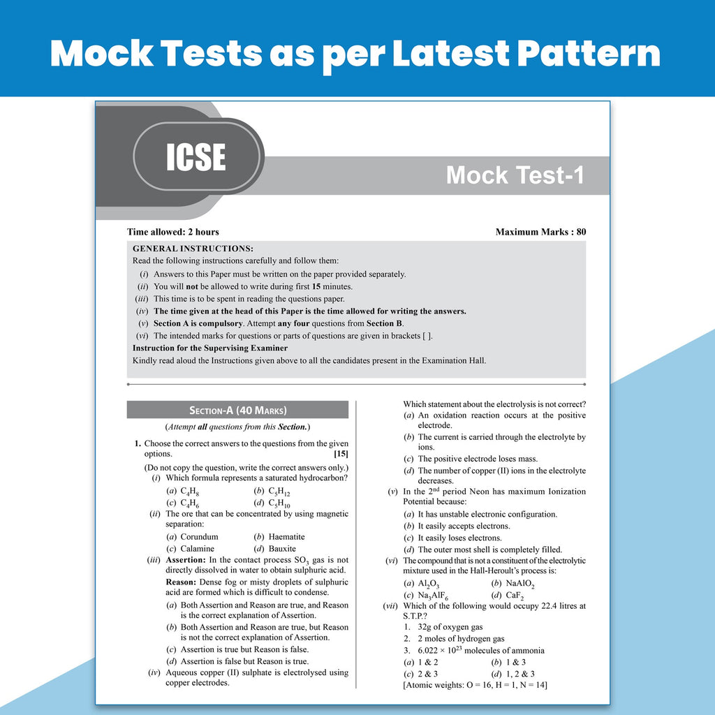 PW ICSE Class 10 Question & Concept Bank Chemistry for 2027 | Chapterwise & Topicwise By Sanya Mam & Sunil Sir | Solved PYQs | 40% Competency & Application Based Practice Questions