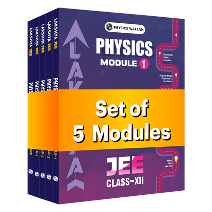 PW Lakshya For JEE Main & Advanced Class 12 Physics Modules with Solutions Combo Set of 5 Books (2026 Edition)