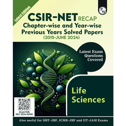 CSIR - NET Recap Life Sciences Chapterwise and Yearwise Previous Years Solved Papers (PYQ) Latest 2015 June 24 Exam Questions Covered l DBT - JRF, ICMR - JRF, IIT JAM Exams