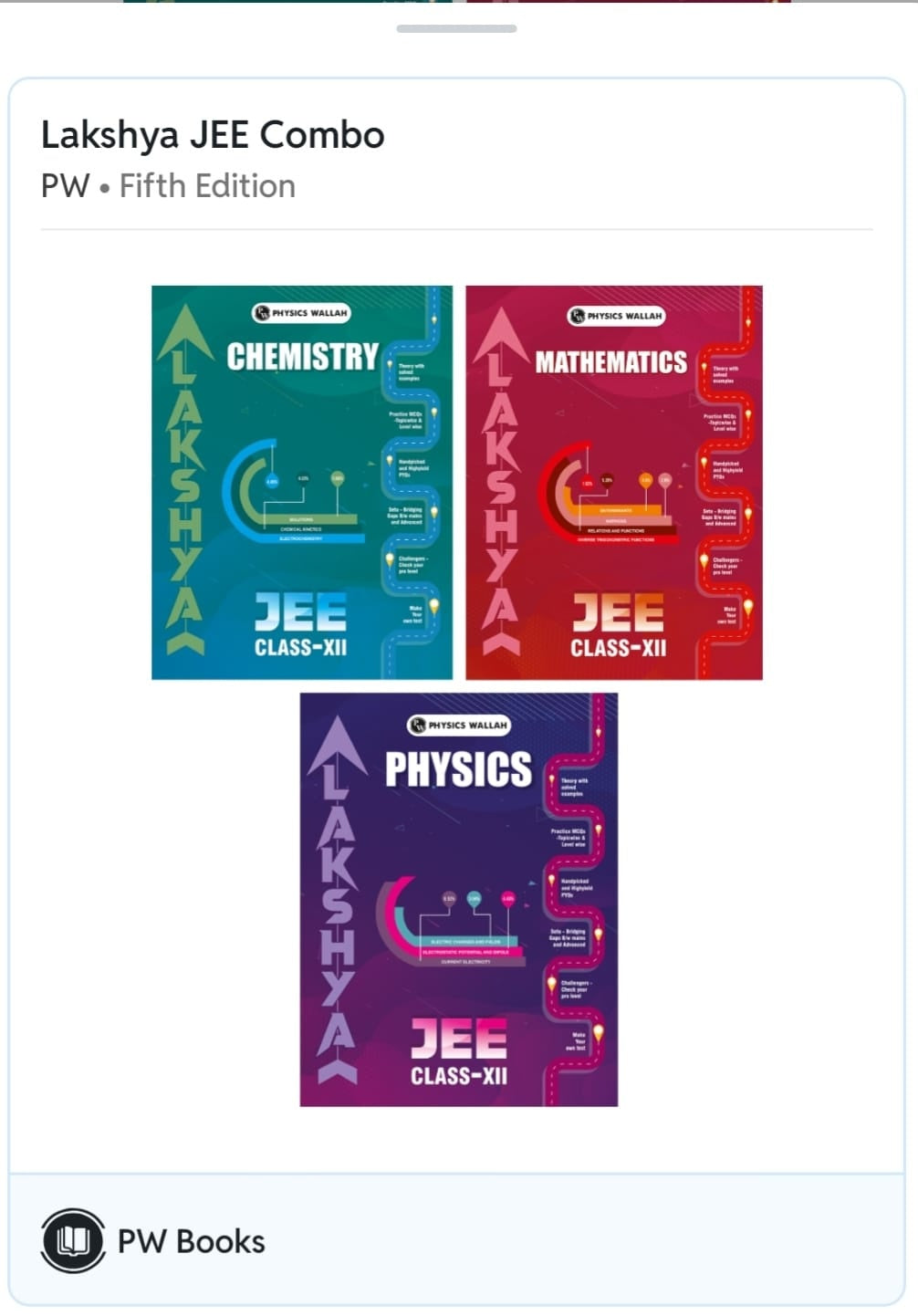Lakshya For JEE Main & Advanced Class 12 Physics, Chemistry, Mathematics Modules and Questions Booklet with Solutions Combo Set of 16 Books (2026 Edition) With Digital Book