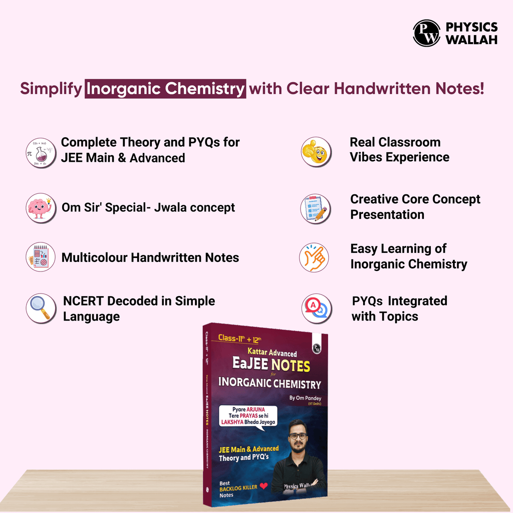 EaJEE Notes Inorganic chemistry by Om Pandey JEE Main / Advance 2025 Edition | EaJEE Notes Inorganic chemistry by Om Pandey JEE Main / Advance 2025 Edition | E-book Inorganic chemistry by Om Pandey Sir